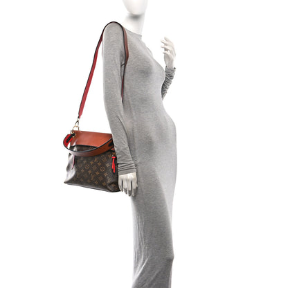 Louis Vuitton Monogram Tuileries Besace Caramel Rouge 2 of 9