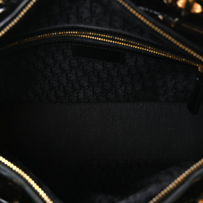 Christian Dior Patent Cannage Large Lady Dior Black 5 of 11