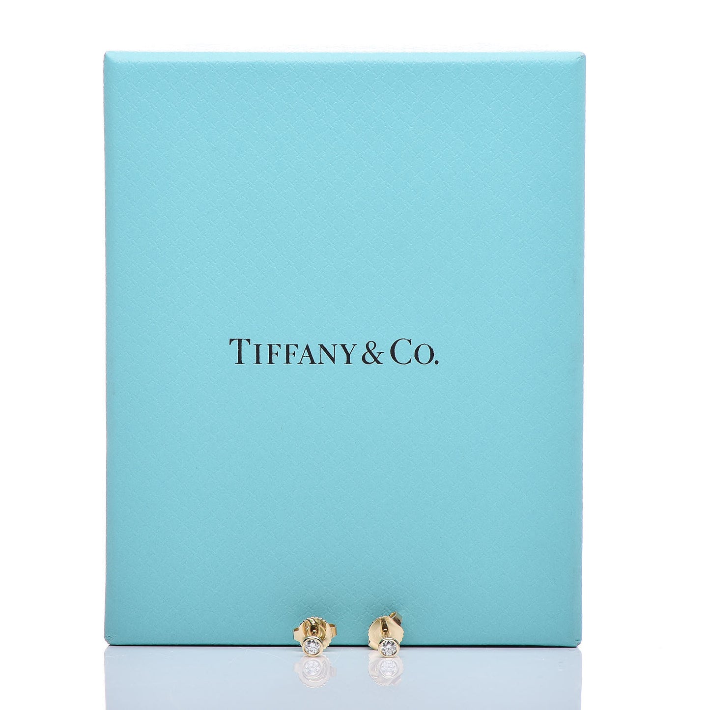 18K Yellow Gold Diamond .10ctw Elsa Peretti Diamonds By The Yard Earrings