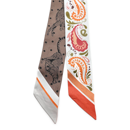 Hermes Silk Guepards Bandana Twilly 2 of 5