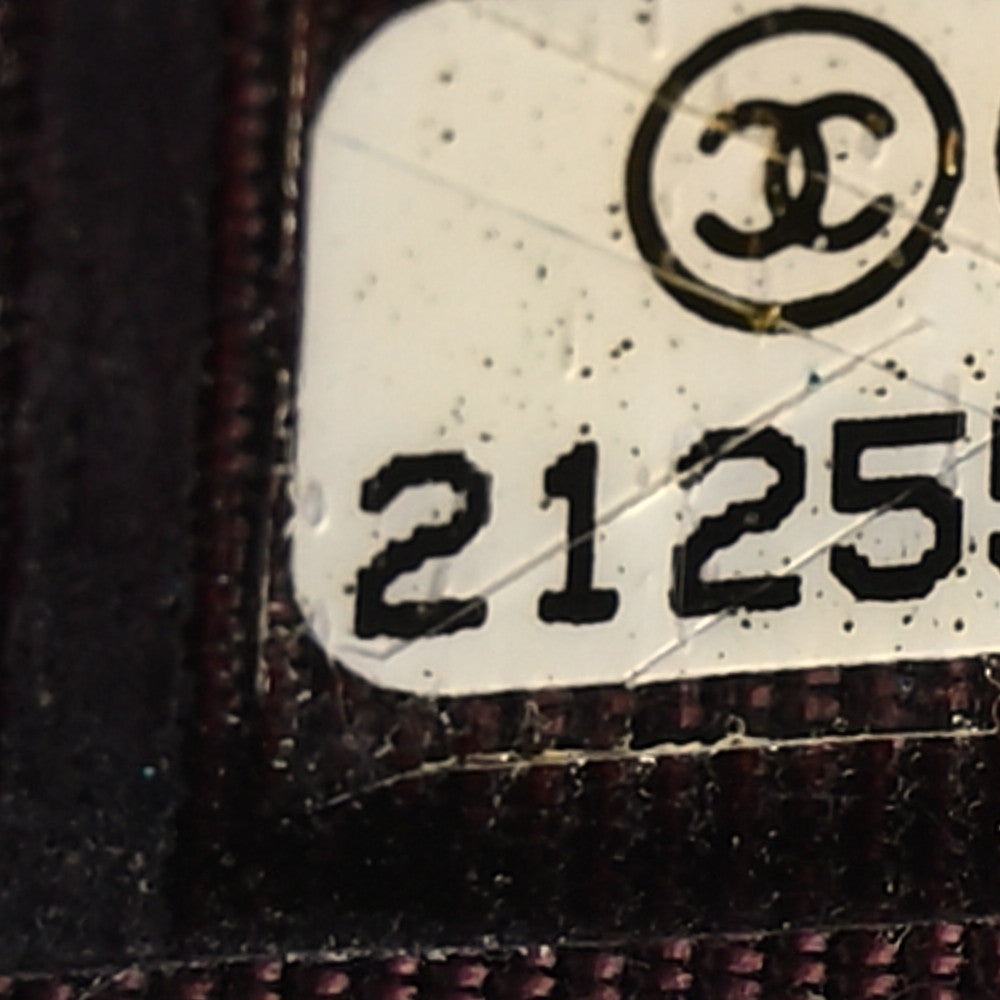 Caviar Quilted Zip Coin Purse Black