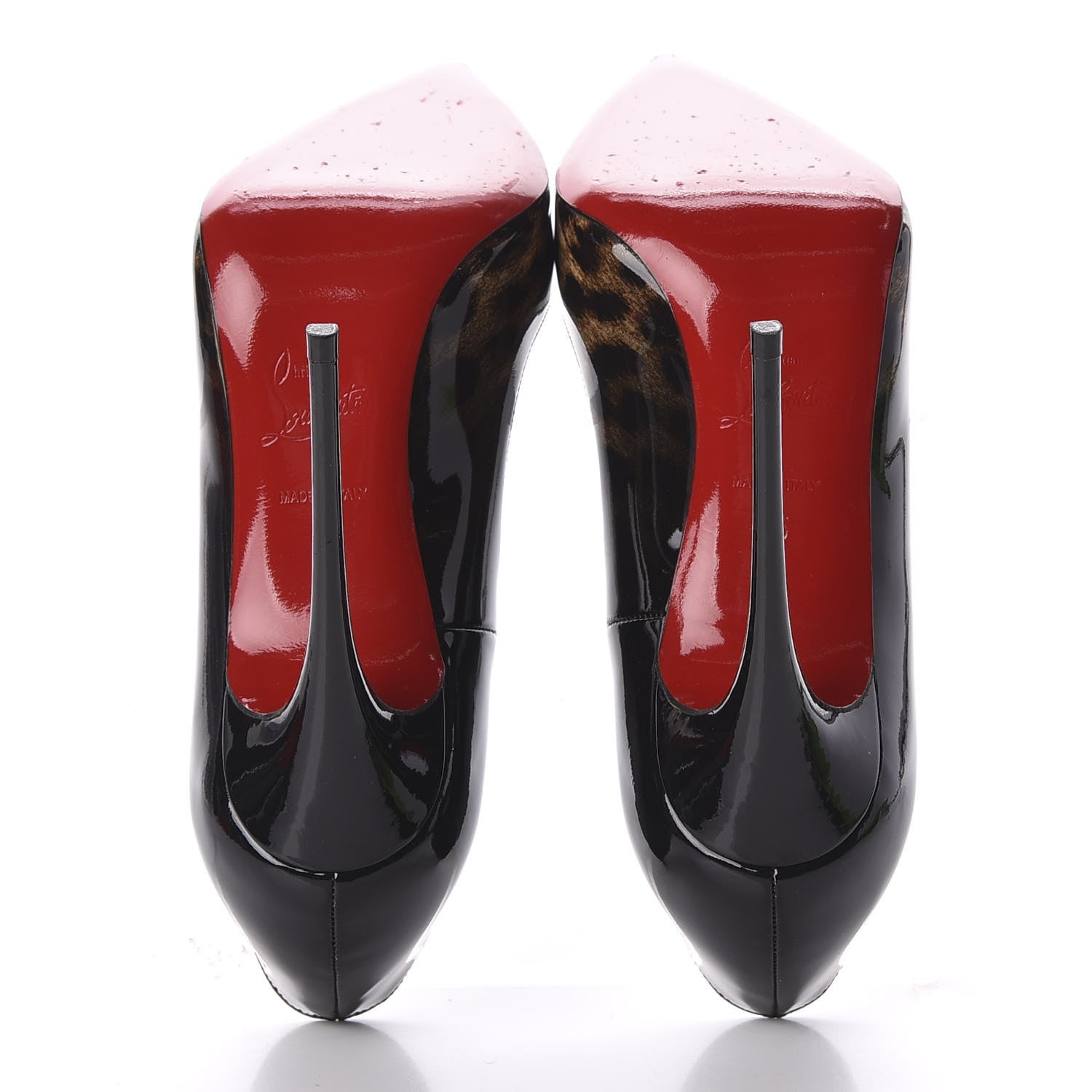 Christian Louboutin Patent Degrade Leopard So Kate 120 Pumps 35 Leopard Black 5 of 9