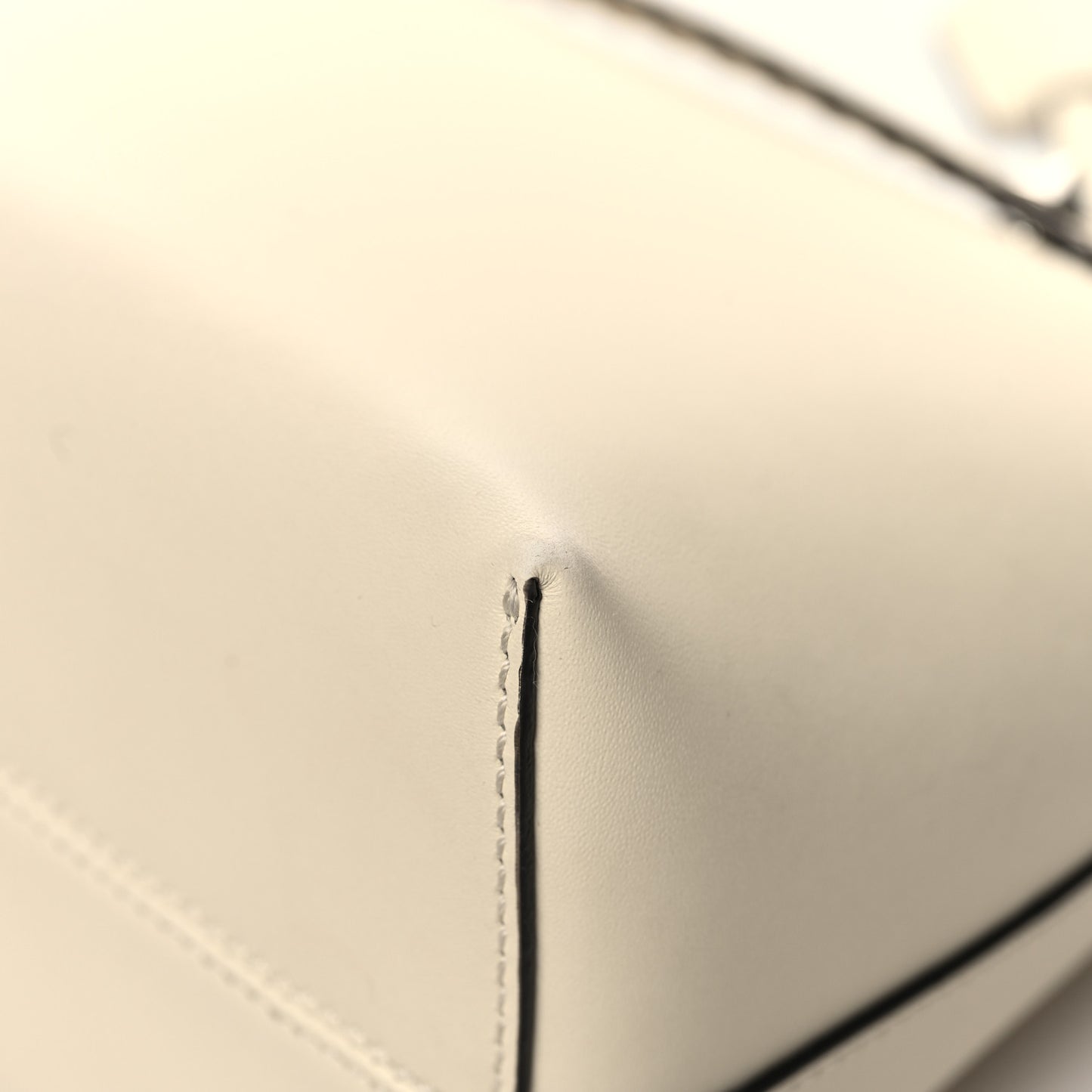 Vitello King Logo Embossed Medium By The Way Boston Bag White Ice