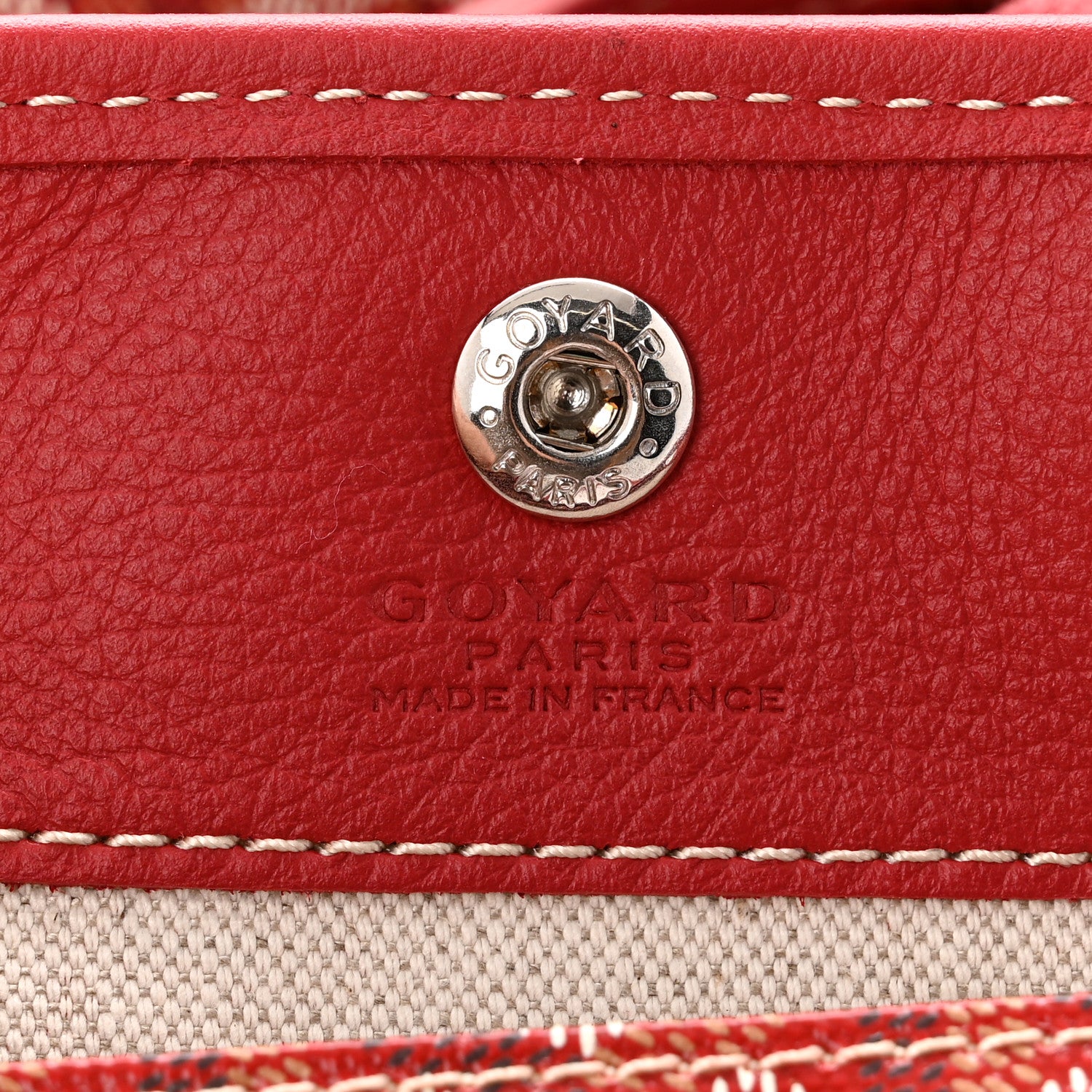 Goyard Goyardine Reversible Mini Anjou Red 11 of 18