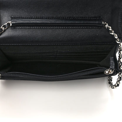 Chanel Caviar Timeless CC Wallet On Chain WOC Black 5 of 12
