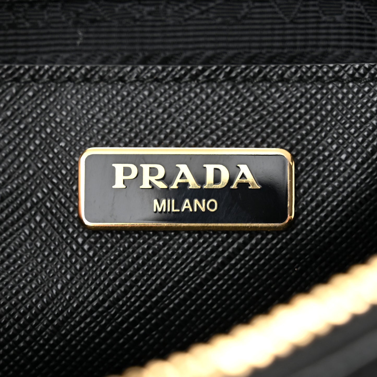 Saffiano Lux Mini Promenade Tote Black
