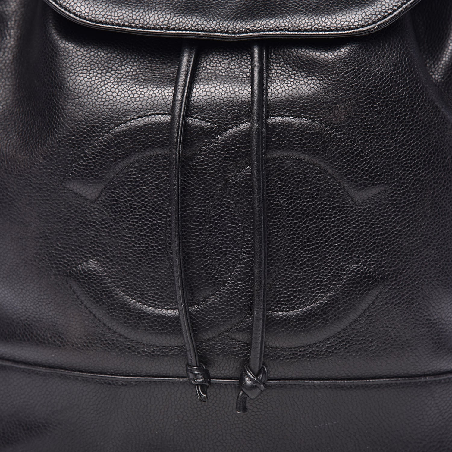 Chanel Caviar CC Backpack Black 28 of 29