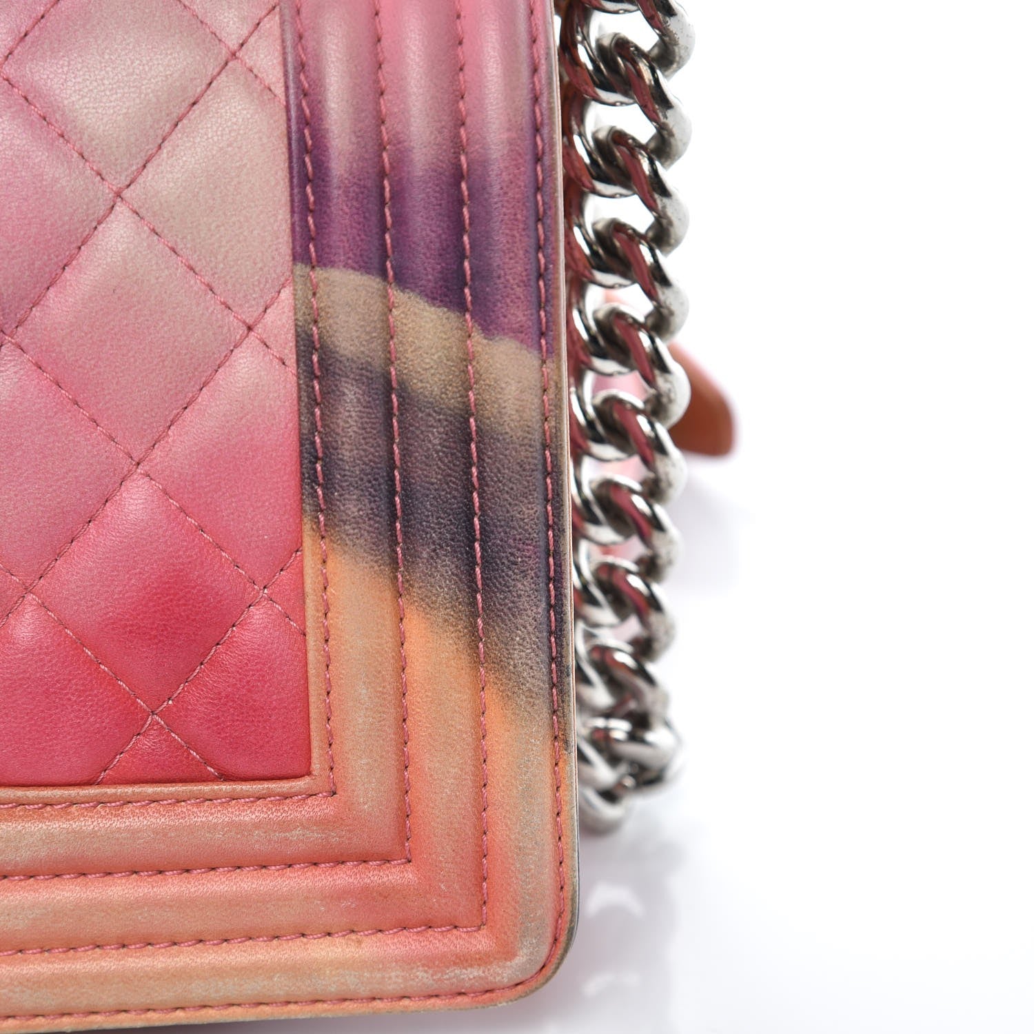 Chanel Lambskin Quilted Small Flower Power Boy Flap Multicolor 13 of 13