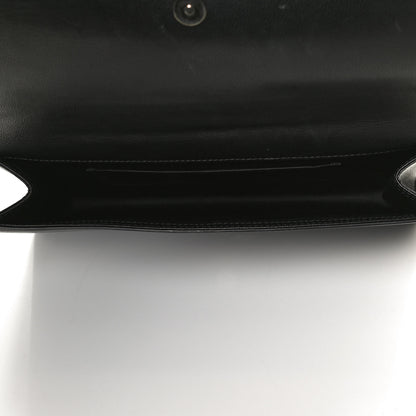 Saint Laurent Calfskin Monogram Large Belle De Jour Clutch Black 5 of 9