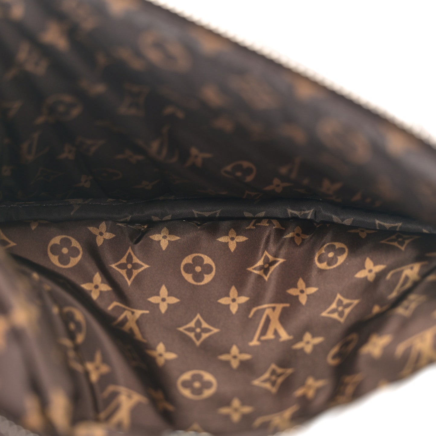 Econyl Monogram Pillow BumBag Silver