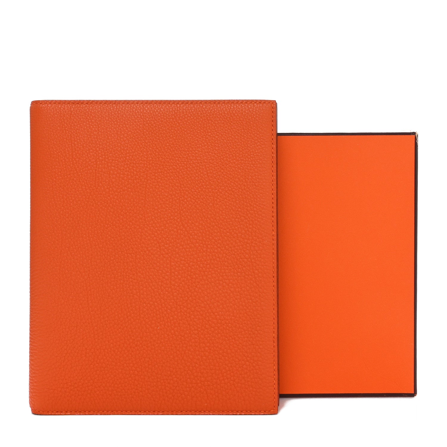 Hermes Togo Globe Trotter Agenda Cover GM Orange 8 of 8