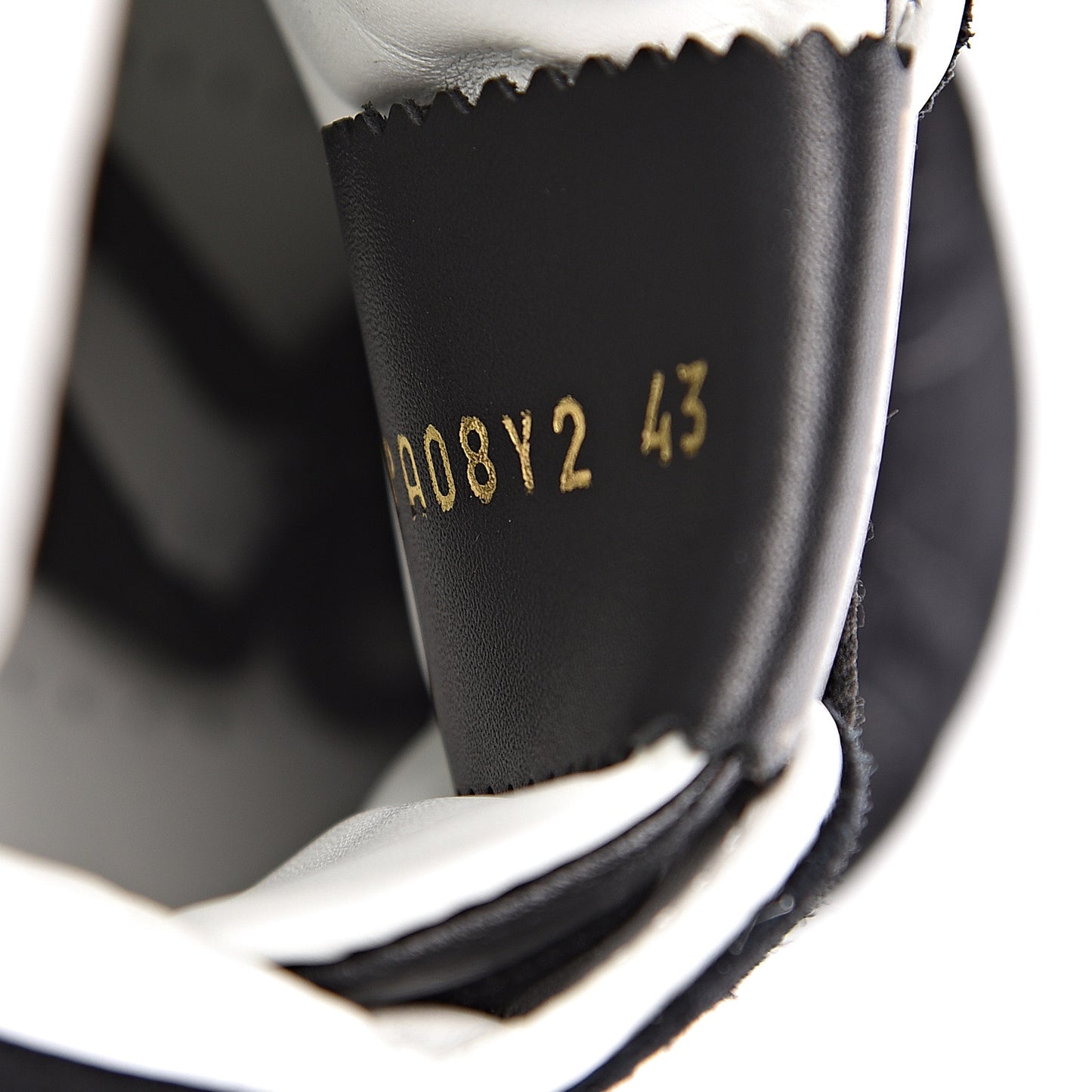 Suede Calfskin Mens Rockstud Flycrew Sneakers 43 Black White