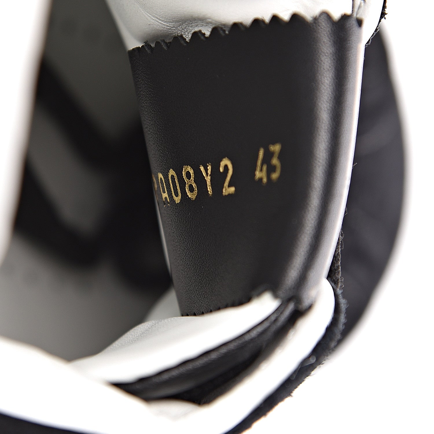 Valentino Garavani Suede Calfskin Mens Rockstud Flycrew Sneakers 43 Black White 10 of 10