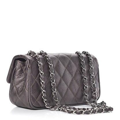 Chanel Deerskin Quilted East West Flap Brown 3 of 11