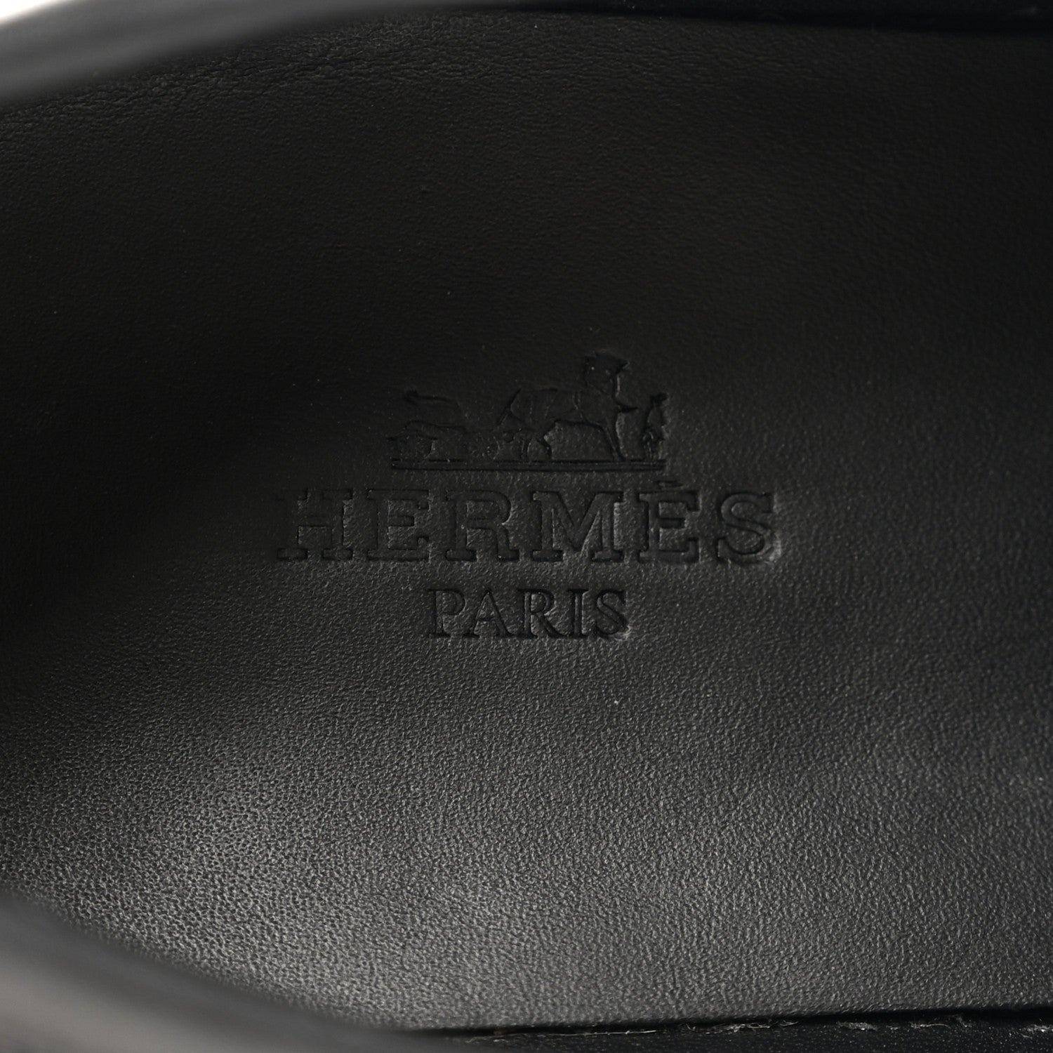 Hermes Calfskin Ivy Loafer 36.5 Black 7 of 13