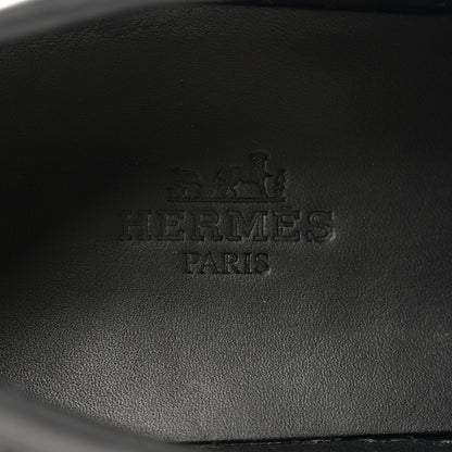 Hermes Calfskin Ivy Loafer 36.5 Black 7 of 13