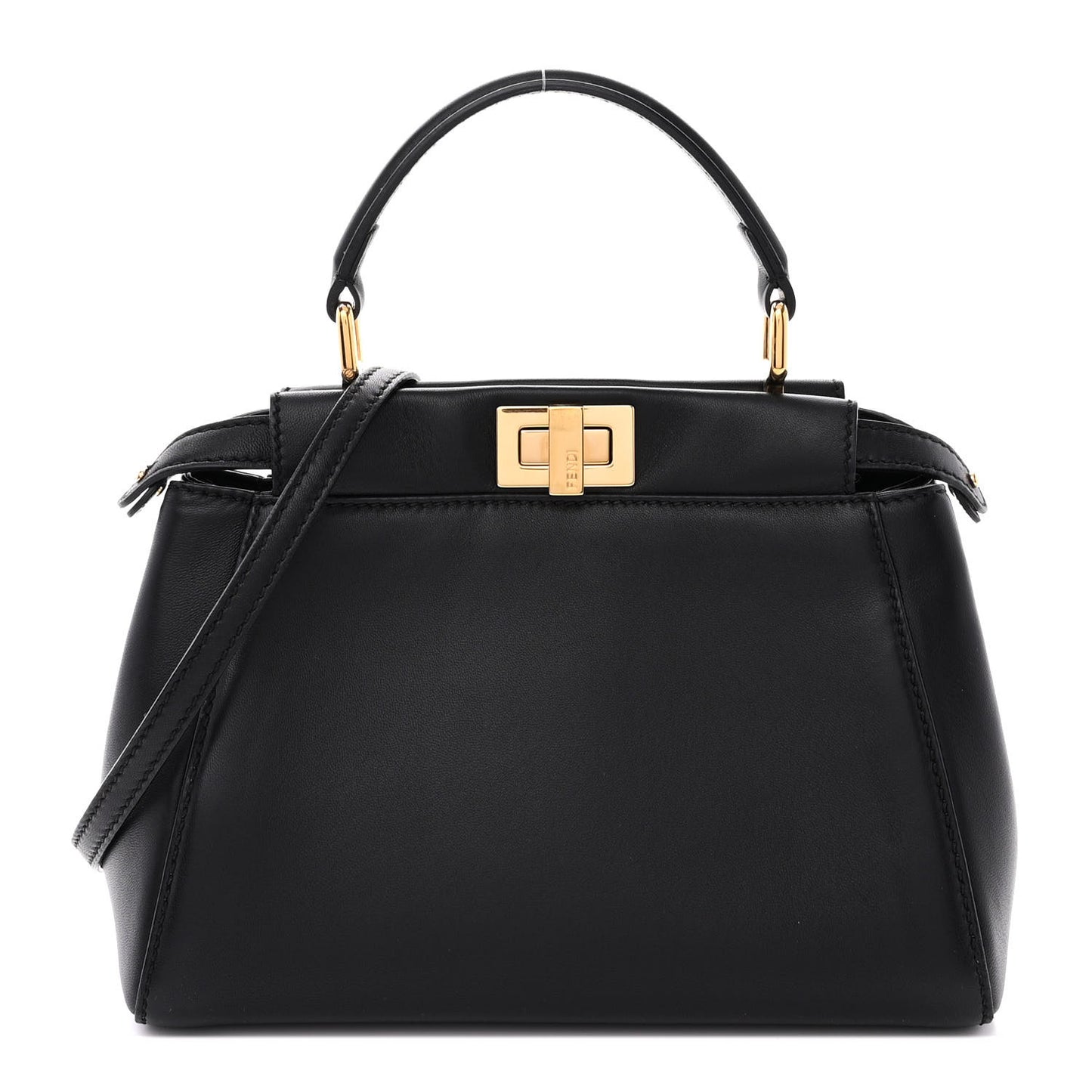 Nappa Mini Peekaboo Iconic Satchel Black