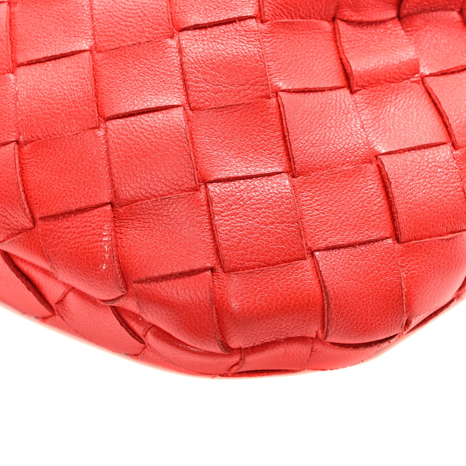 Bottega Veneta Nappa Intrecciato Mini Jodie Red 10 of 11