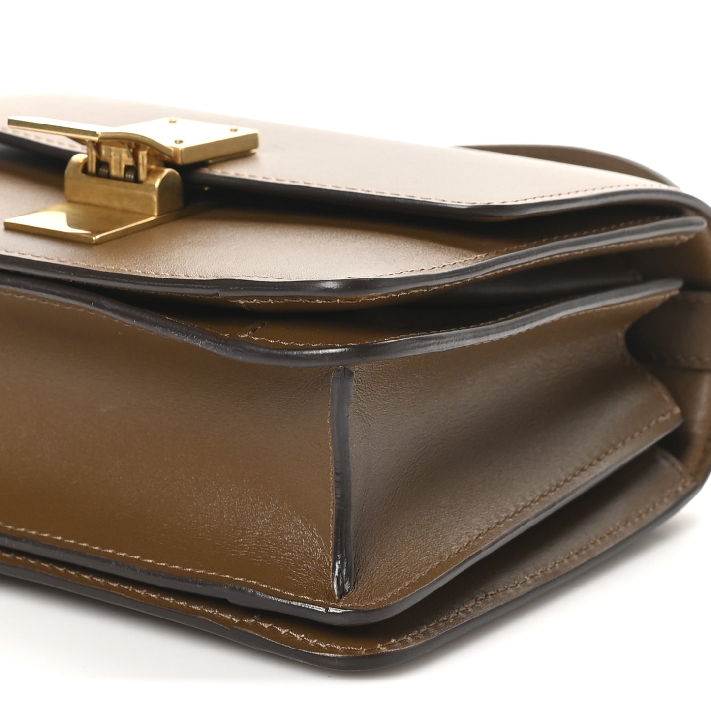 Box Calfskin Small Classic Box Flap Bag Camel