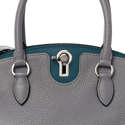 Moynat Taurillon Josephine PM Polar Prussian Blue 7 of 11