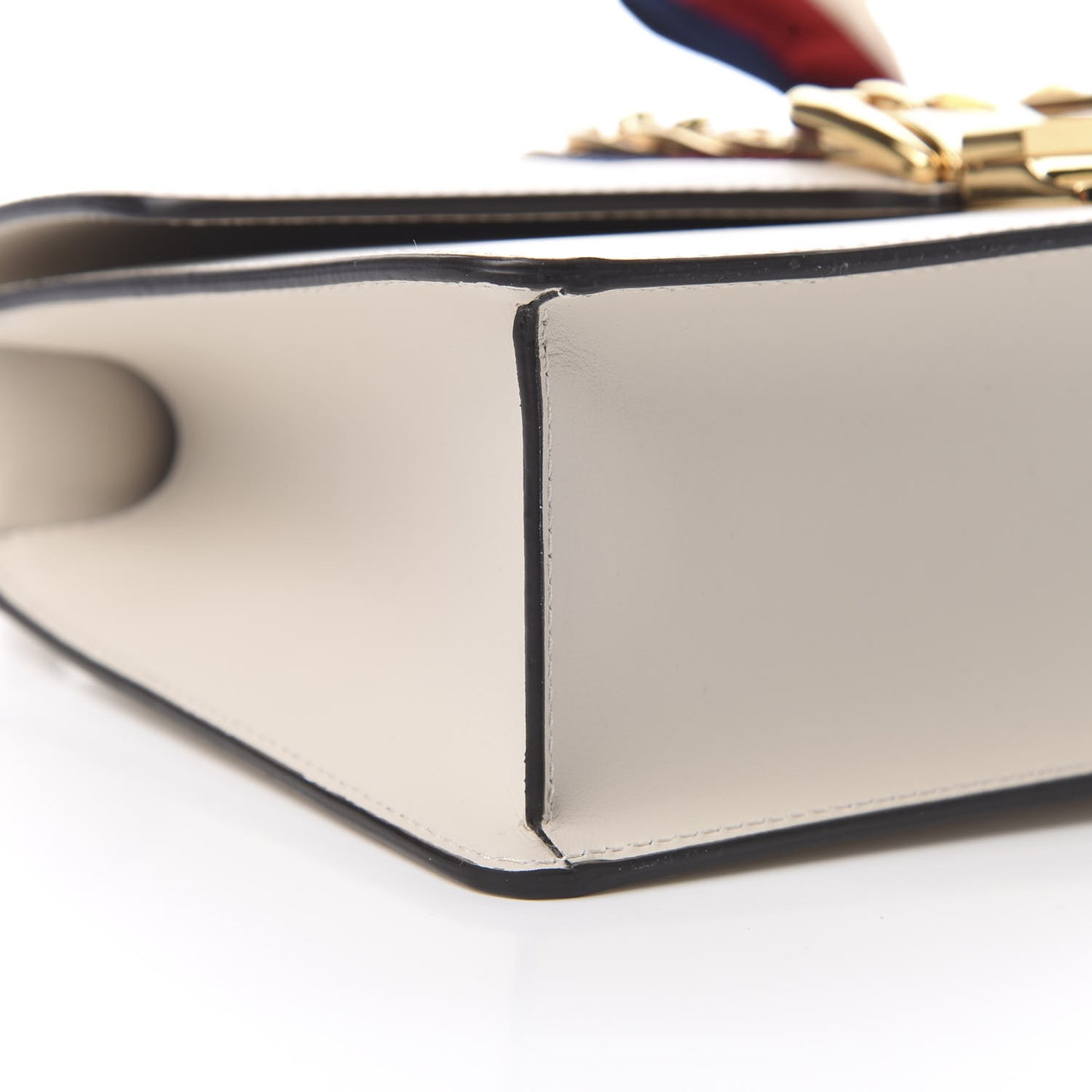 Calfskin Small Sylvie Shoulder Bag Off White