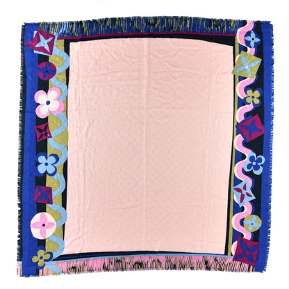 Louis Vuitton Silk Wool Jungle Fever Shawl 1 of 2