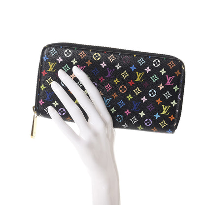 Louis Vuitton Monogram Multicolor Zippy Wallet Black 2 of 10