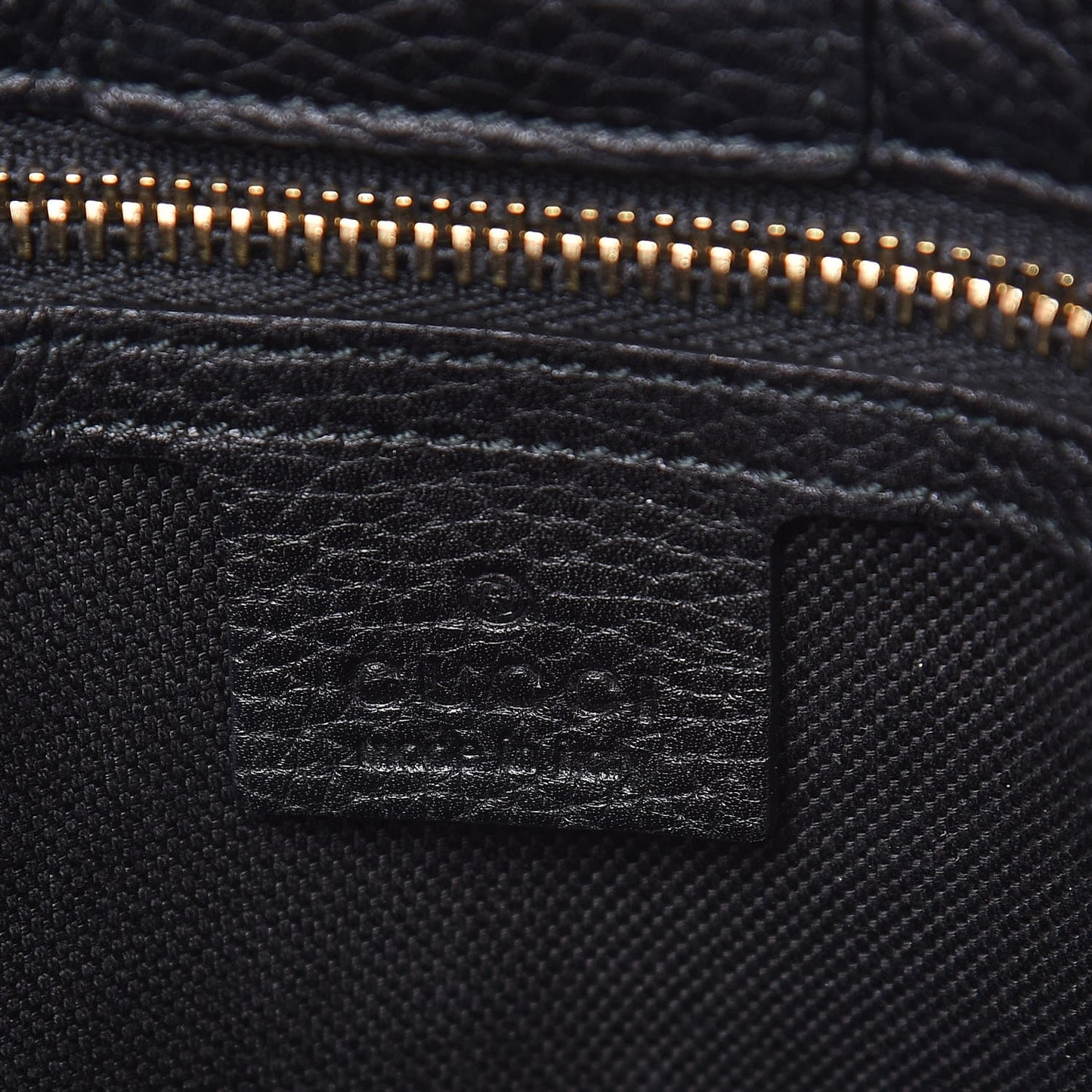 Calfskin Large Bamboo Shopper Tote Black