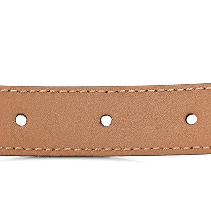 Gucci Azalea Calfskin Enamel Monochrome Double G 20mm Belt 70 28 Camelia 4 of 5
