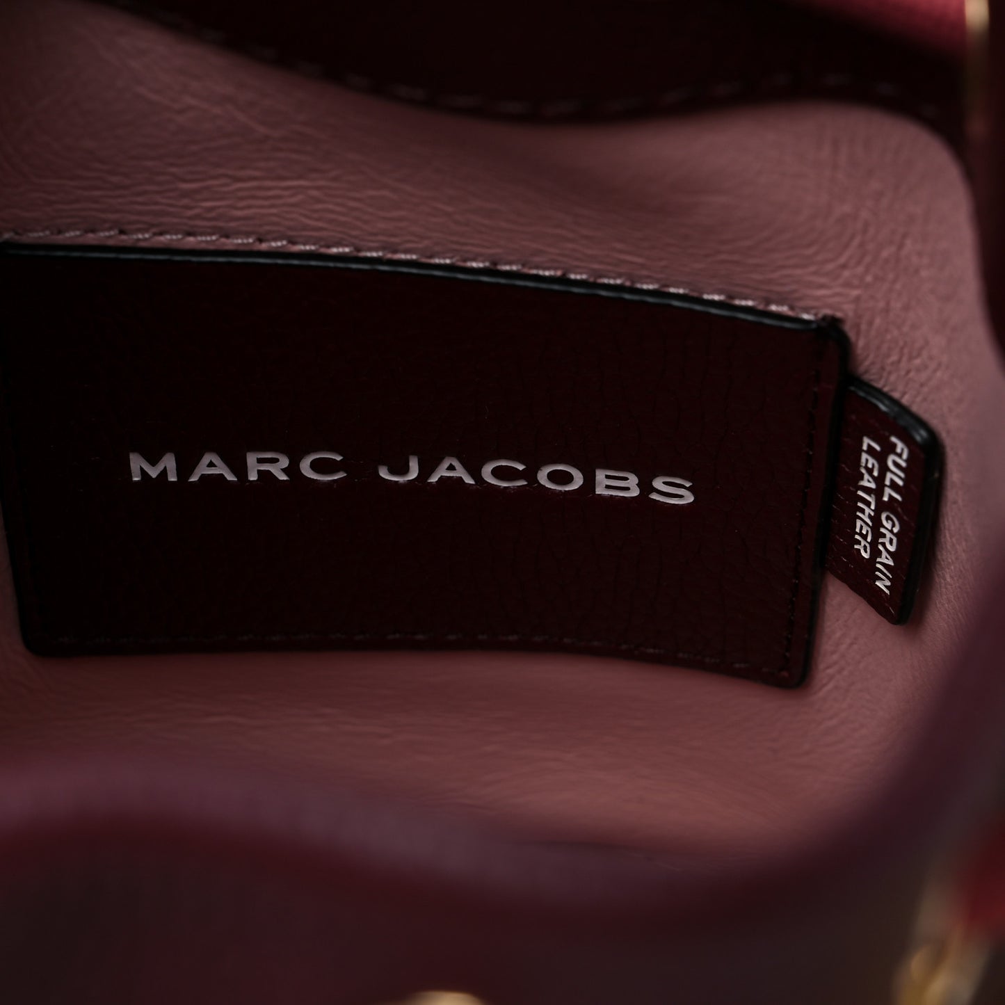 Grained Calfskin The Bucket Bag Chianti