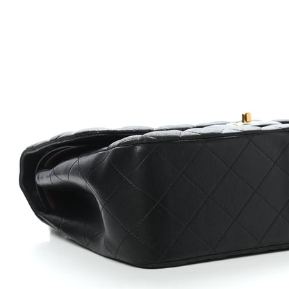 Chanel Lambskin Quilted Jumbo Double Flap Black 8 of 10