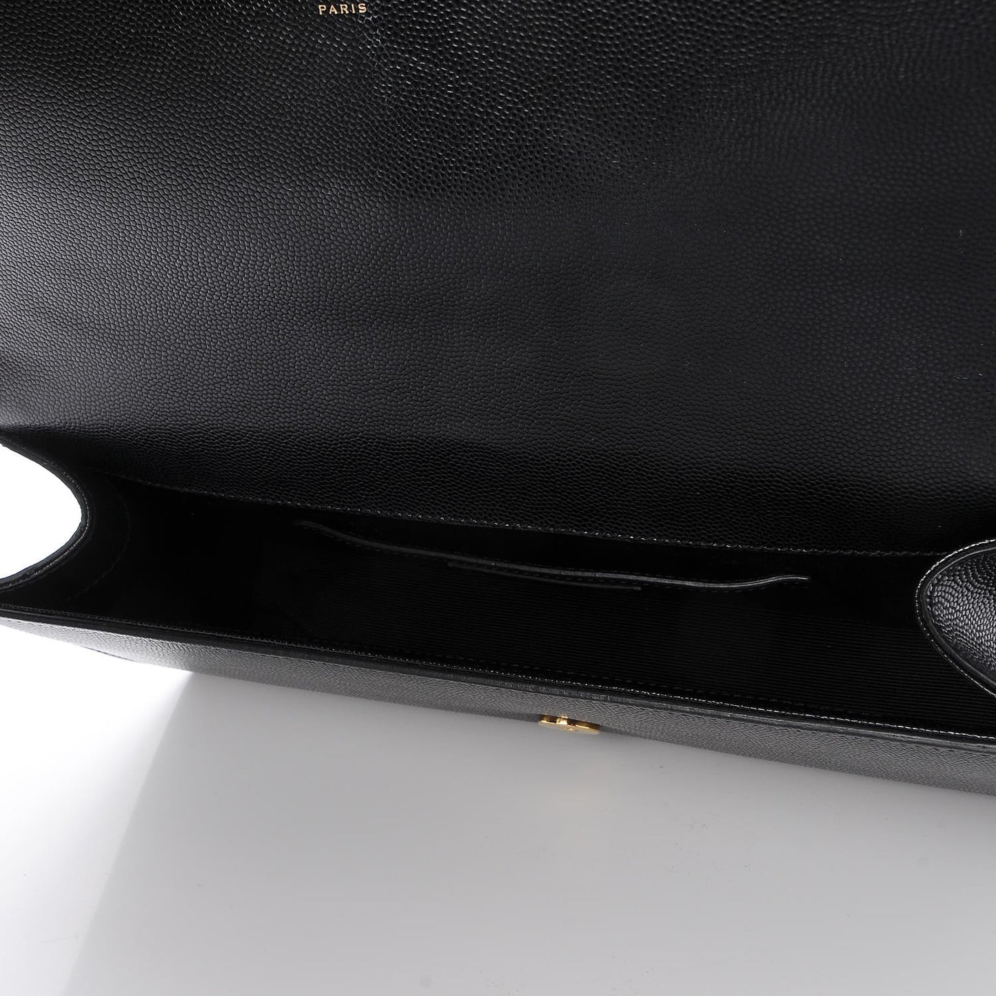 Grain De Poudre Monogram Cassandre Clutch Black