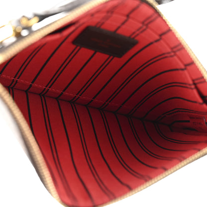 Louis Vuitton Damier Ebene Neverfull MM GM Pochette 5 of 9