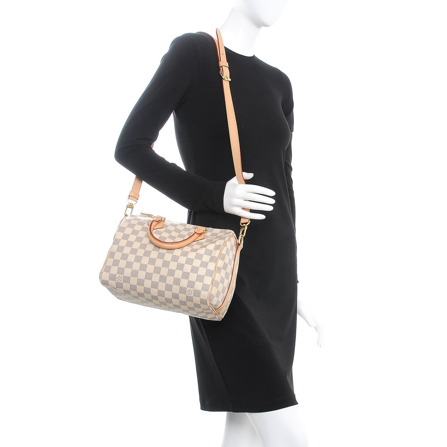 Louis Vuitton Damier Azur Speedy Bandouliere 25 2 of 11