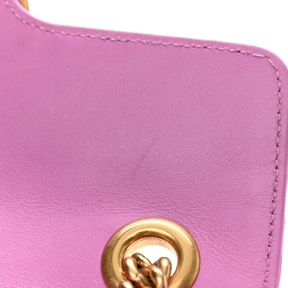 Gucci Calfskin Matelasse Mini GG Marmont Shoulder Bag Candy Mousse 12 of 12