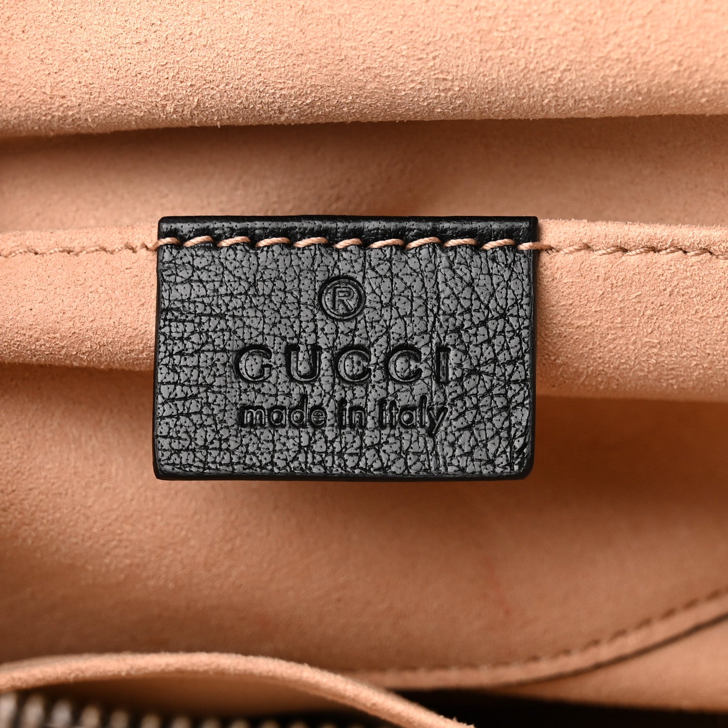 Gucci Calfskin Studded Small Re(Belle) Crossbody Bag Black 6 of 10