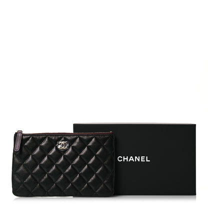 Chanel Caviar Quilted Cosmetic Case Black 10 of 10