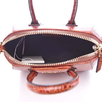 Givenchy Calfskin Crocodile Embossed Mini Antigona Cognac 5 of 9