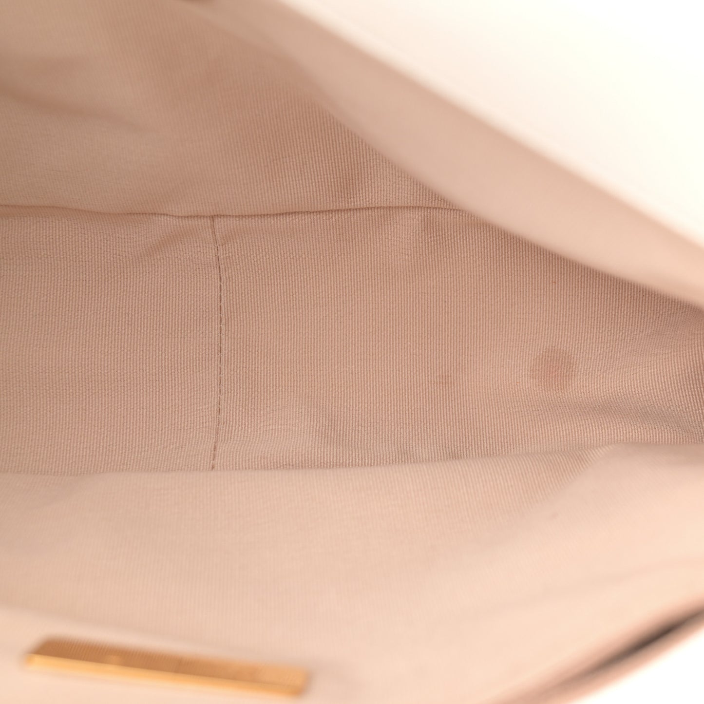 Goatskin Quilted Large Chanel 19 Flap White