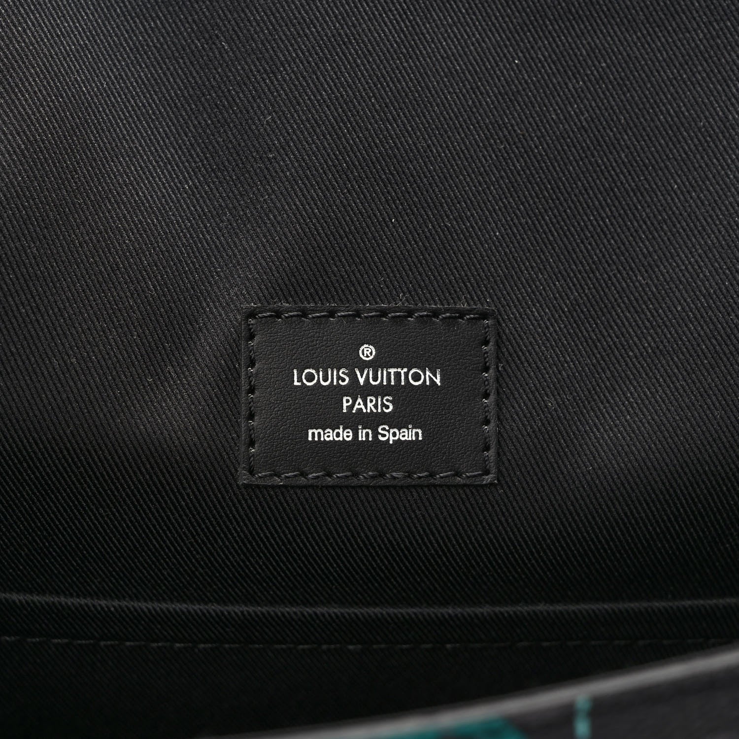 Louis Vuitton Monogram Eclipse LV Graffiti Archy Messenger MM Green Lights 6 of 9