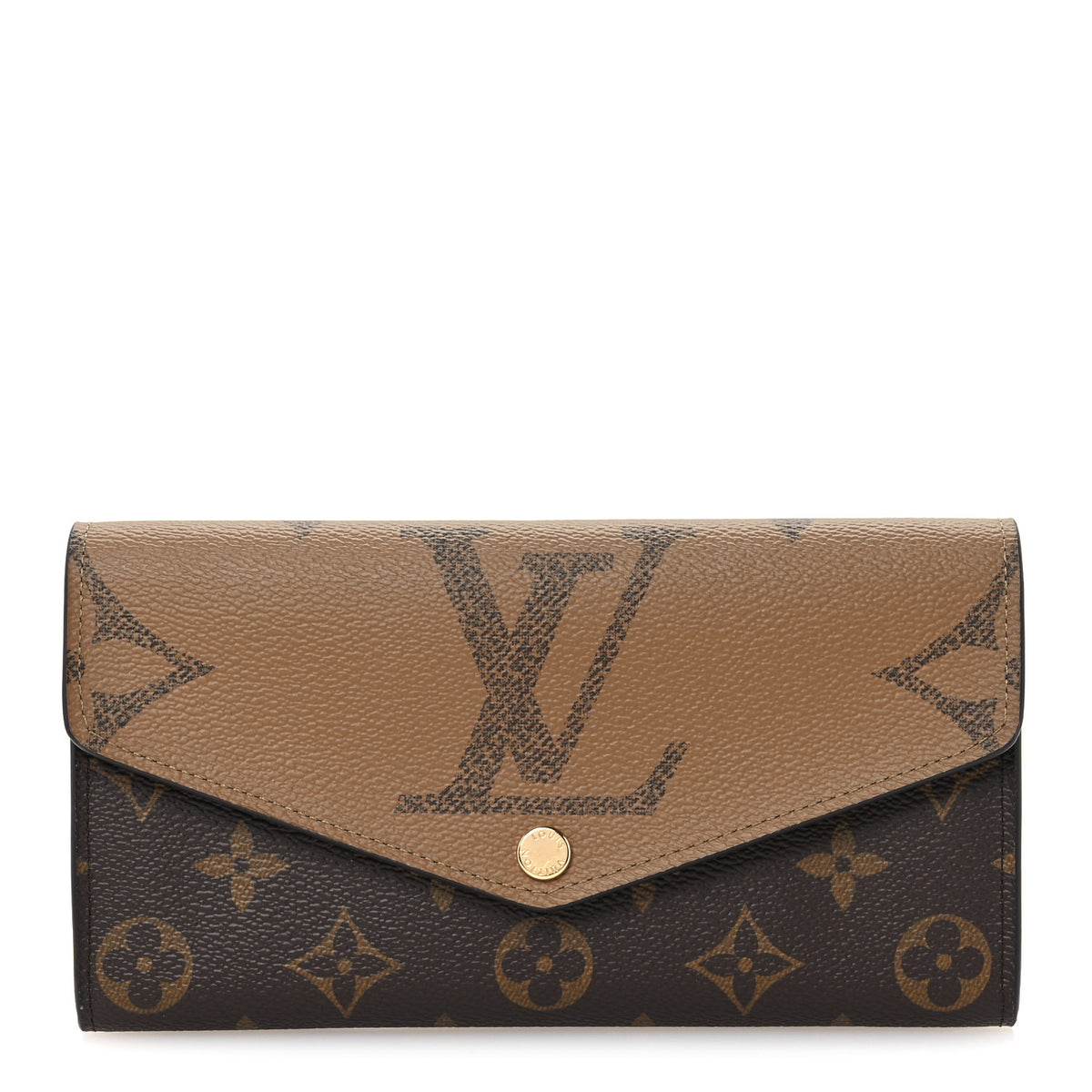 Reverse Monogram Giant Sarah Wallet