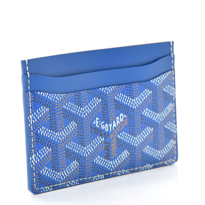 Goyard Goyardine Saint Sulpice Card Holder Sky Blue 3 of 7