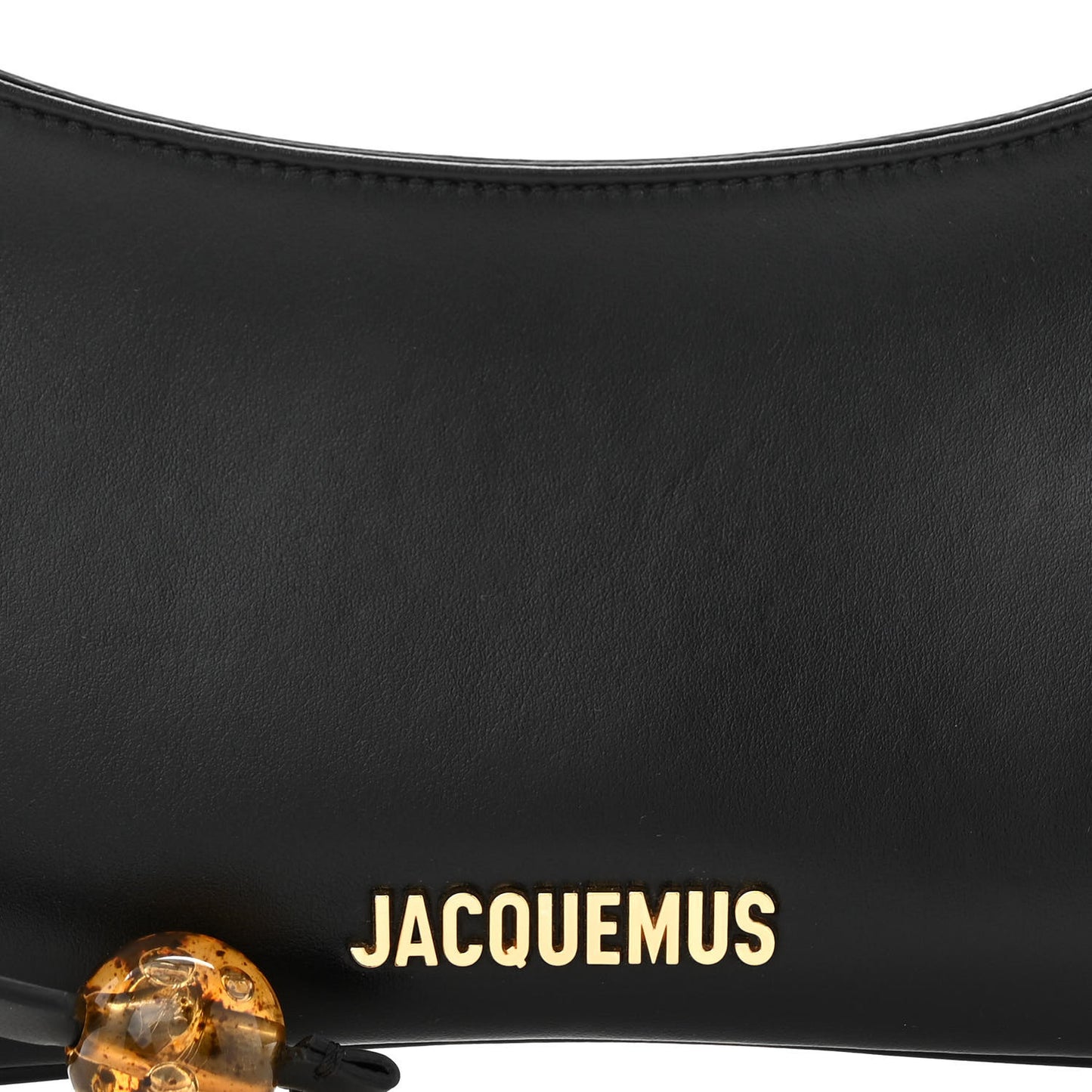 Smooth Calfskin Le Bisou Perle Black
