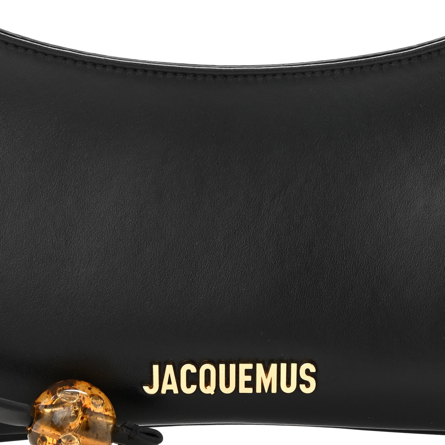 Jacquemus Smooth Calfskin Le Bisou Perle Black 7 of 9