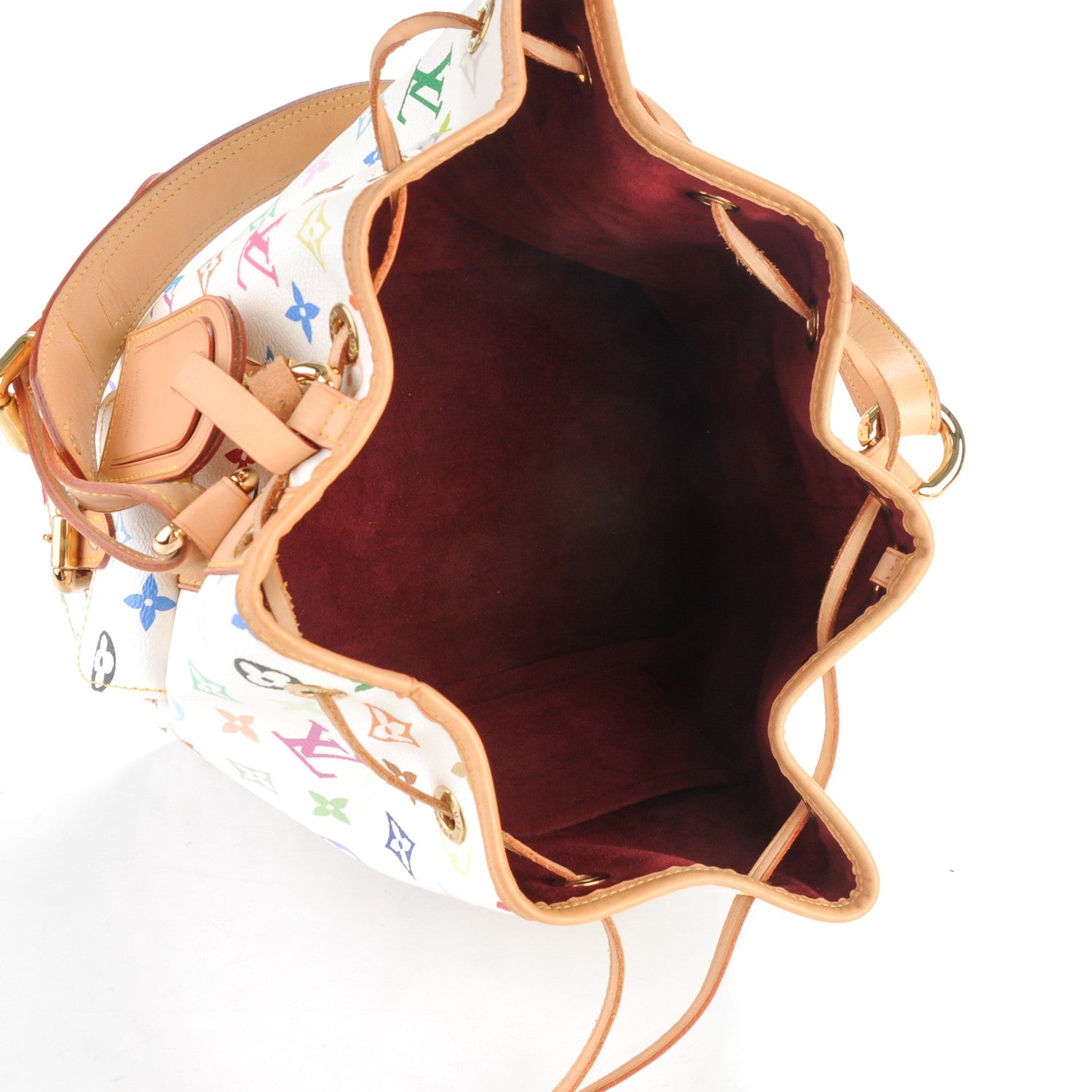 Louis Vuitton Monogram Multicolor Petit Noe White 3 of 7