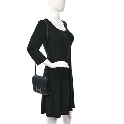 Hermes Veau Monsieur Lizard Constance 18 Black Ombre 2 of 10