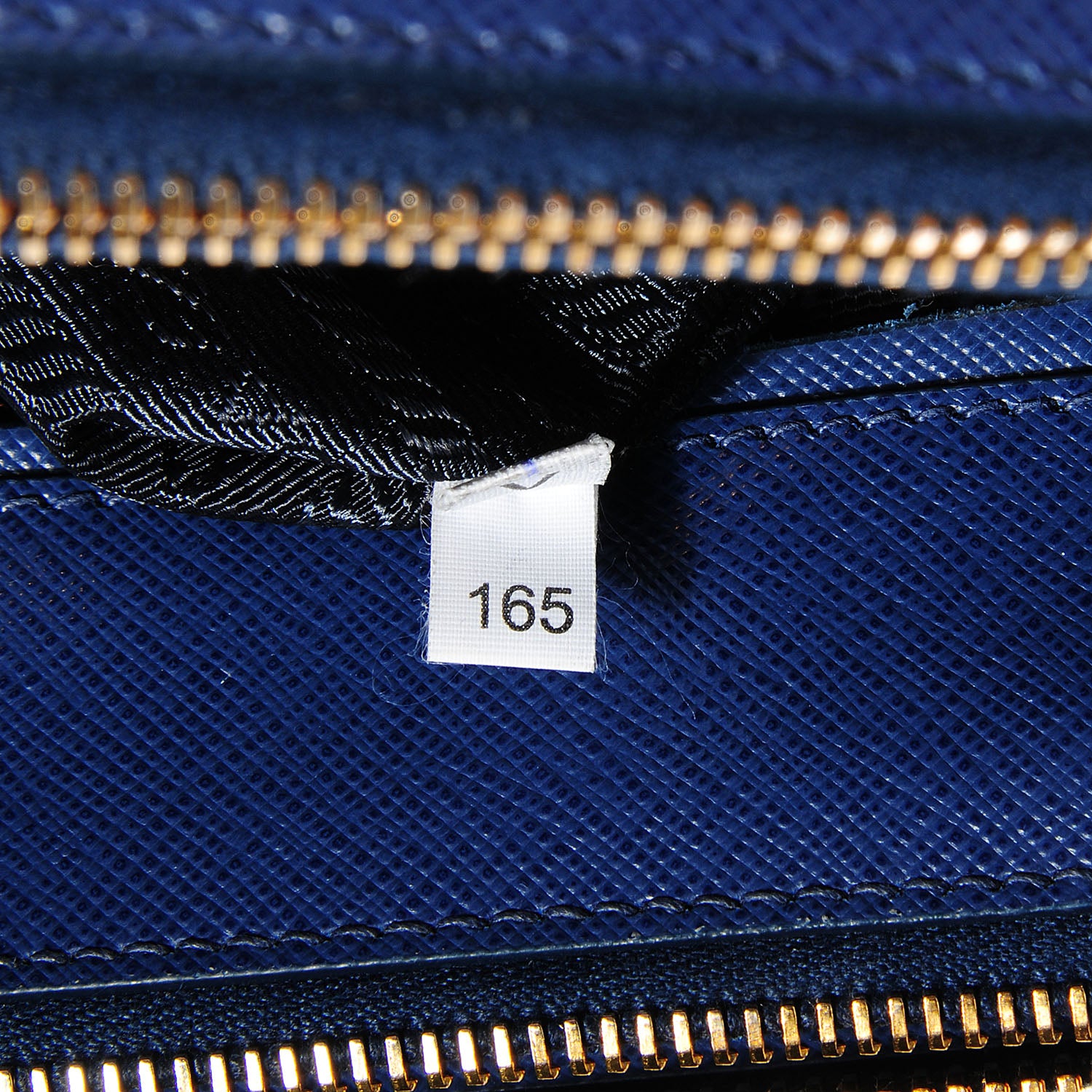 Prada Saffiano Lux Mini Double Zip Tote Bleuette 8 of 13