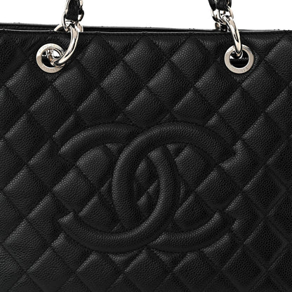 Chanel Caviar Quilted Grand Shopping Tote GST Black 8 of 10