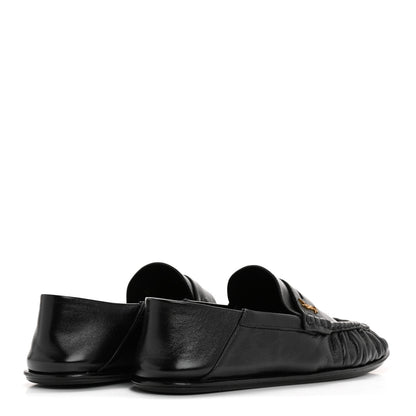 Saint Laurent Calfskin Le Loafer Foldable Mens Penny Slippers 40 Black 5 of 10