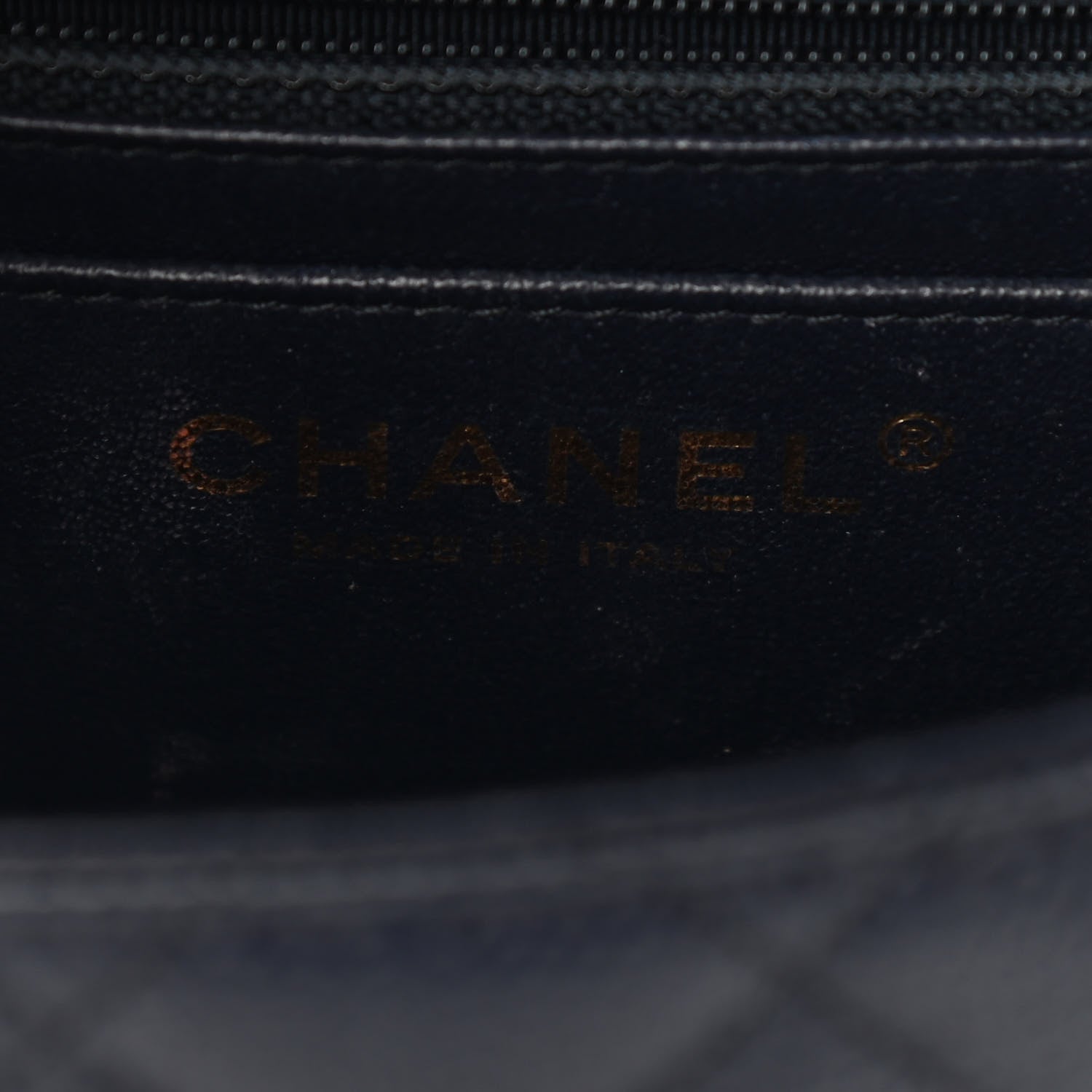 Chanel Caviar Quilted Mini Square Flap Navy 6 of 9